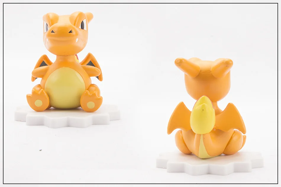 Аниме Pokeball 6 шт./компл. милый Bulbasaur Charmander Mewtwo Eevee ПВХ фигурка модель игрушки|Игровые