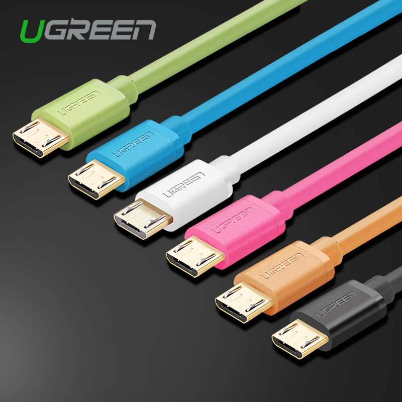 Ugreen Micro USB Cable 5V2A Micro USB Charge Cable 1m 2m 3m Fast Data Sync Charger Cable for Samsung Galaxy Xiaomi HuaWei HTC LG