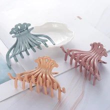 Яркие цвета Женские коготь для волос Акриловые зажимы для волос заколка-пряжка для душа девушки держатель для волос зажимы для волос салон Инструменты для укладки