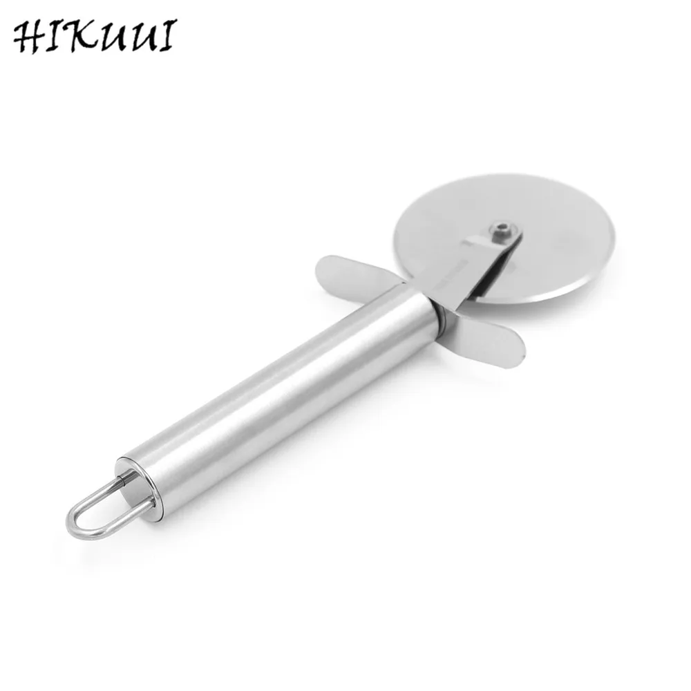 1PC Food Grade Full Stainless Steel Pizza Knife Dough Pie Cutter Wheel