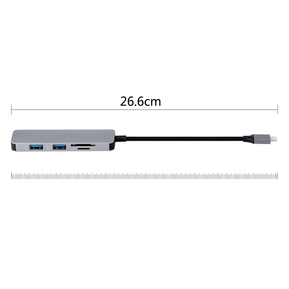 5 в 1 USB концентратор C к HDMI Micro адаптер Thunderbolt для MacBook Samsung Galaxy S9/S8 Huawei P20 Pro Type 3 0
