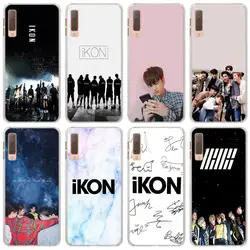 IKON KPOP kpop мальчиков Жесткий Чехол для samsung Galaxy A6 A6 плюс A7 A8 A8 плюс 2018 A6s A8s PC phone случаях