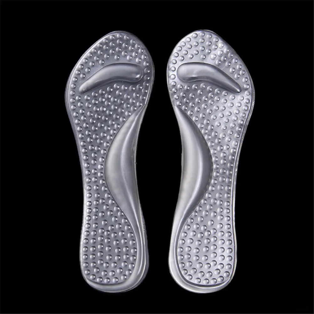 Прозрачные силиконовые стельки высокие каблуки ноги подушки супинатор обувь колодки Горячая Распродажа