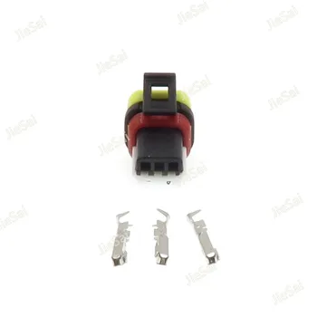 

3 Pin 1-936527-2 Auto Headlight Cable Socket Light Height Adjustment Motor Plug For Cars