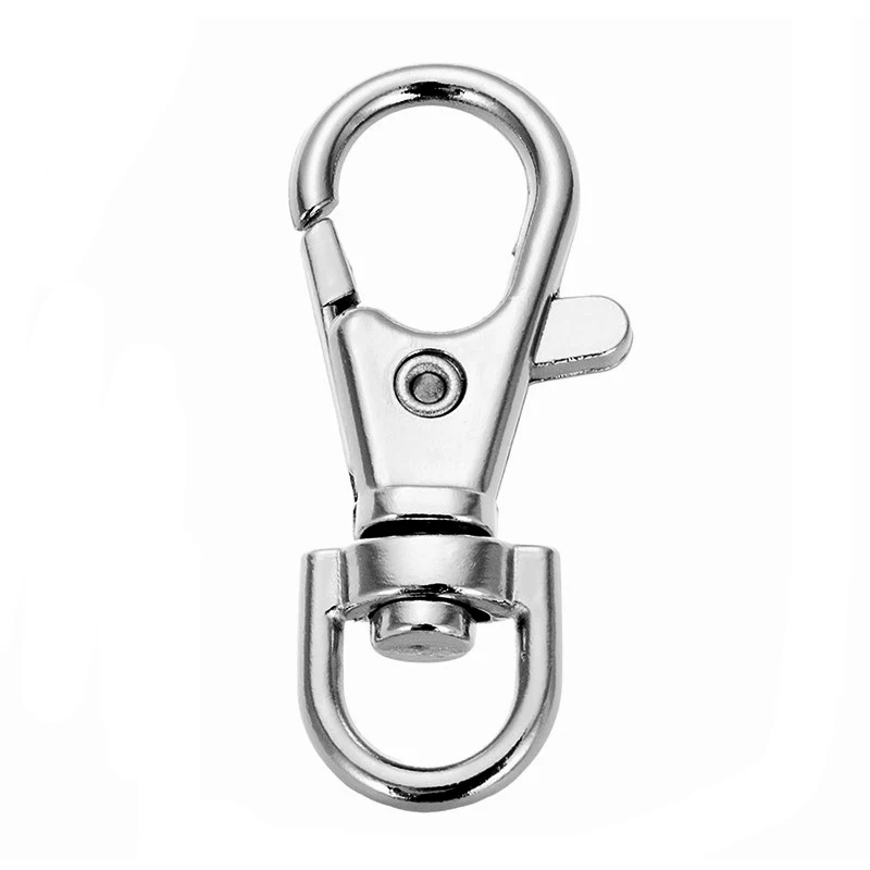 

20Pcs Stainless Steel Portachiavi Swivel Lobster Clasps Hooks For Key Ring Key Chain Keychain Bag Charm Jewelry Making