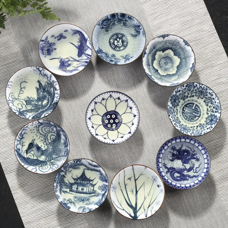 

Hand-painted Kungfu tea cup and tea set