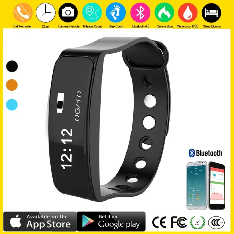 

New Smart Wristband Sports Waterproof Smart Watch Countdown Message Push Sleep Health Tracker For android ios