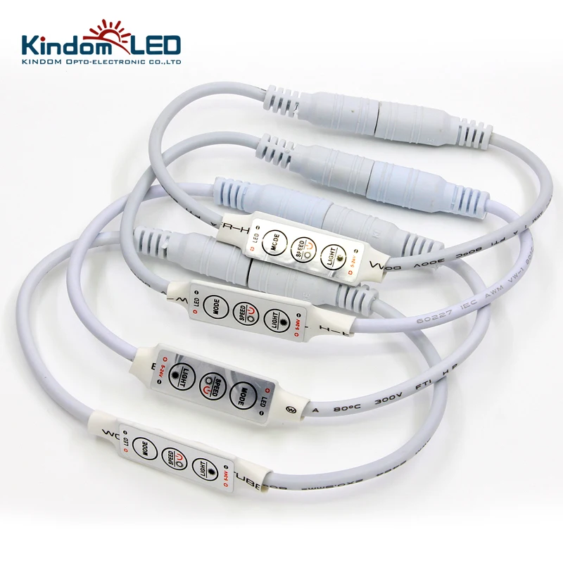 KINDOMLED 20pcs/lot Mini Single Color LED Controller DC 5~24V input 3Key Dimmer | Автомобили и мотоциклы