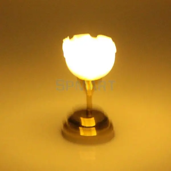 3Pcs/Pack 1:12 Scale Dollhouse Minature Light LED Lamp Model Dolls House Furniture Decoration Model Toy