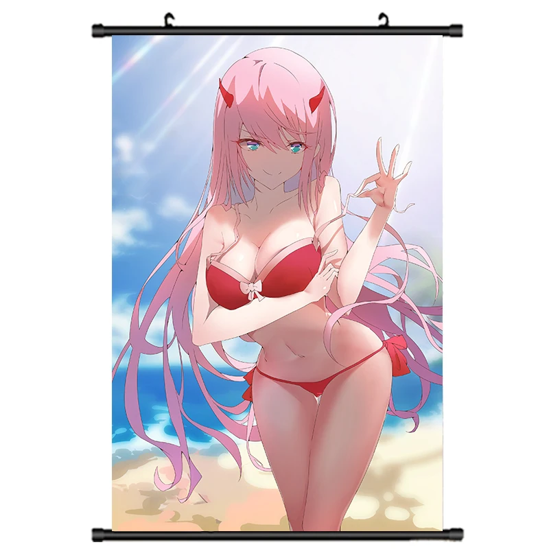 DARLLING in the FRANXX Zero Two Ichigo японского аниме домашний Декор стены прокрутки плакат 40x60 см детские подарки