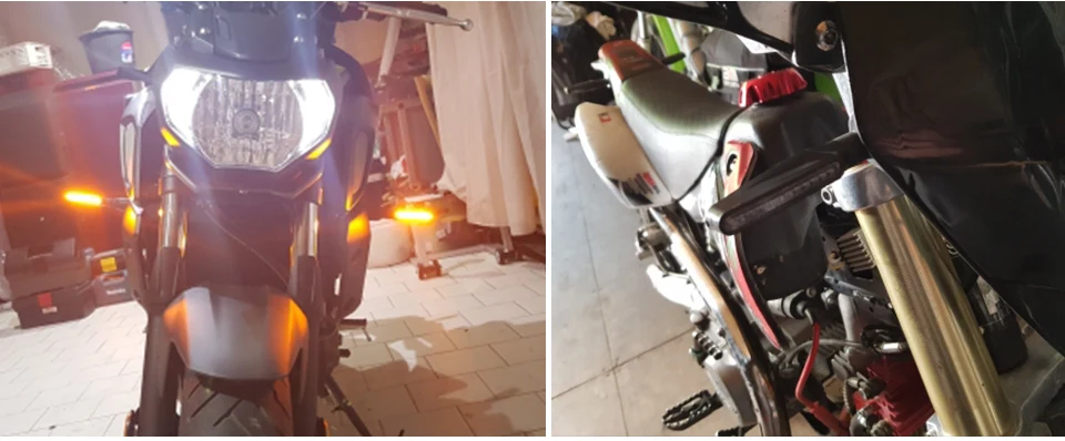 VooVoo Newest 4Pcs Universal Flowing Water Flicker Led Motorcycle Turn Signal Indicators Blinkers Flexible Bendable Amber Light Lamp_01 (7)