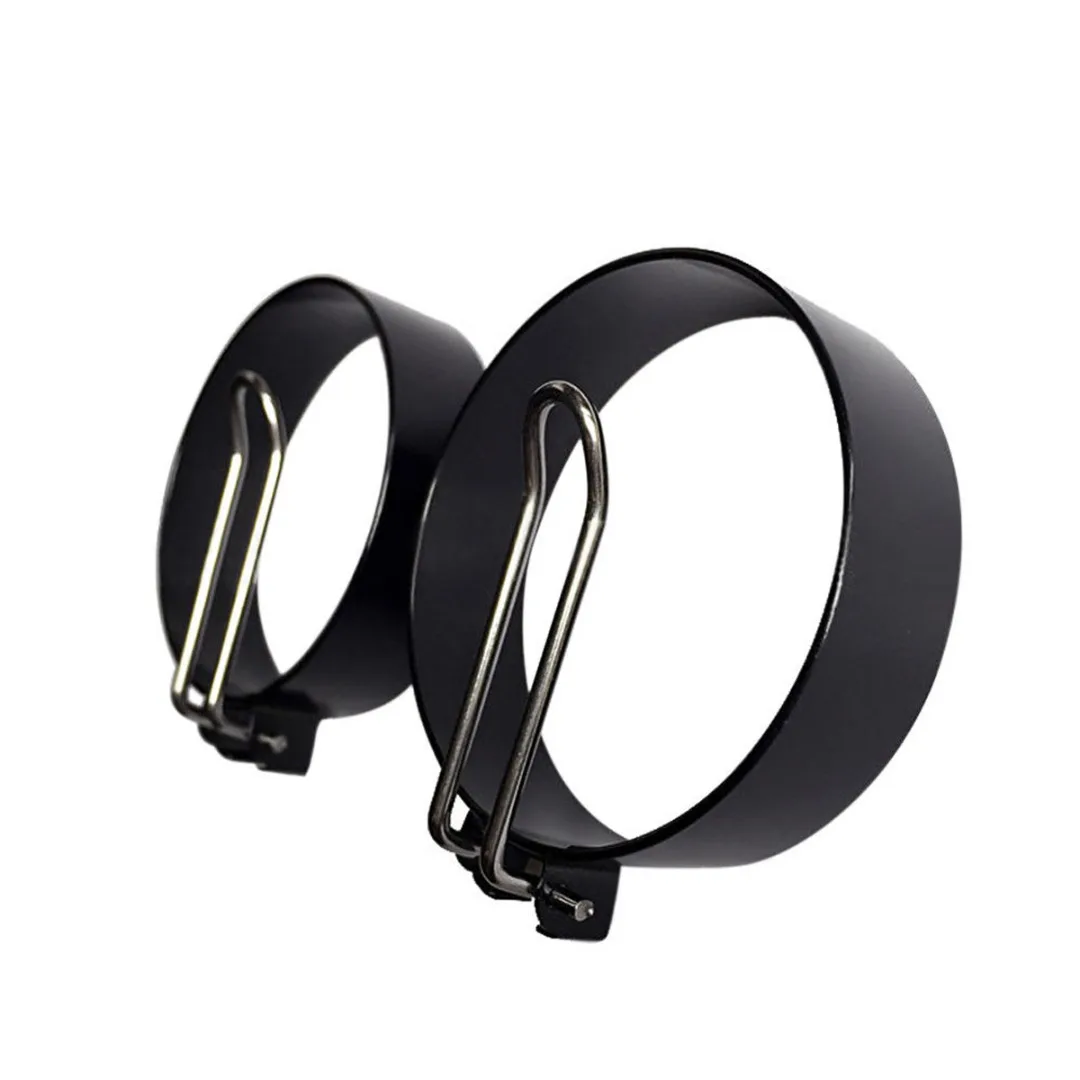 2Pcs  Nonstick Stainless Steel Fried Egg Mold Handle Round Egg Rings Shaper Pancakes Molds Ring Round Circel Egg Frying Molds