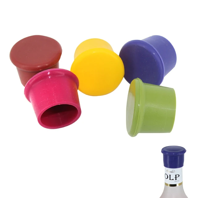 Silicone Wine Bottle Stopper Cap Alcohol Oil Corks Keeper Whisky Liquor Preserver Beer Champagne