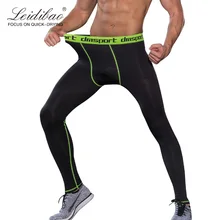 Модные для мужчин штаны сжатия тренажерный зал легинсы для фитнеса фитнес тренировки дышащий плотно спортивные штаны