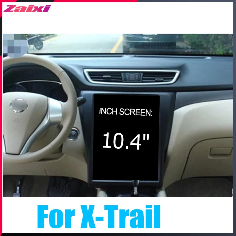 ZaiXi 10," Тесла Тип Android для Nissan X-Trail 2013~ автомобильный Android dvd-плеер навигация GPS радио мультимедийная система