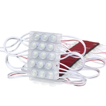 20 шт./лот светодиодный модуль 2835 SMD IP65 Водонепроницаемый Инжекционный объектив СВЕТОДИОДНЫЙ рекламный знак подсветка DC12V