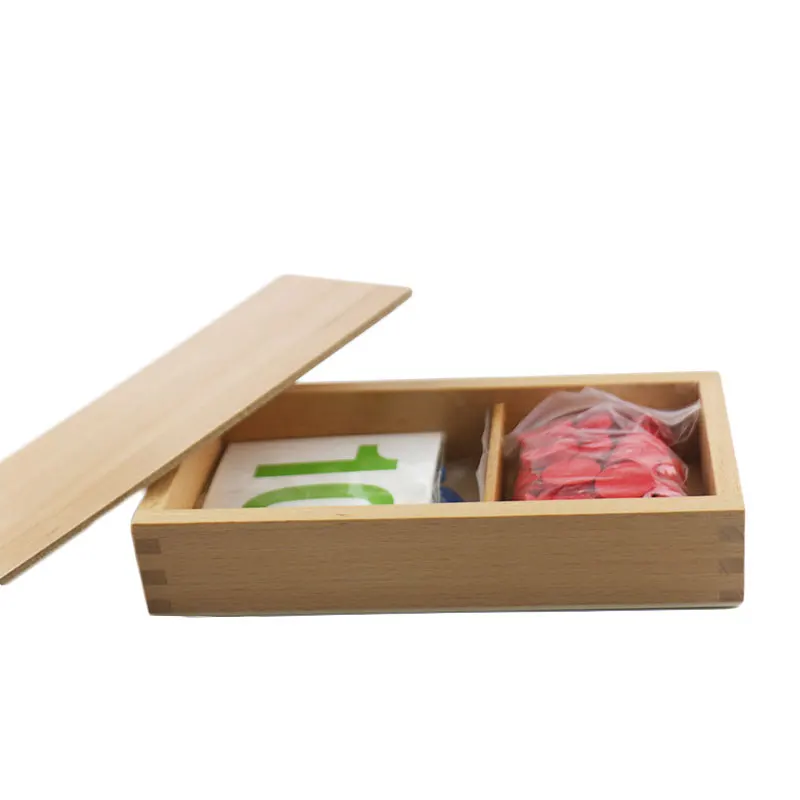 Wooden Montessori Math Toys Wooden Box Numbers And Chips Educational Early Learning Toys For Children Juguetes Brinquedos E2464Z