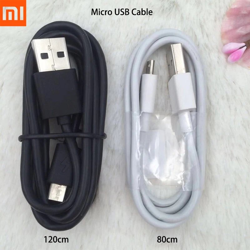 

Original Xiaomi 80cm/120cm Micro USB Cable Fast Charging Data SYNC Line For Redmi 4A 4X 5 5Plus 6 6 Pro S2 Note 4 4A 5 5A 6 6A 7