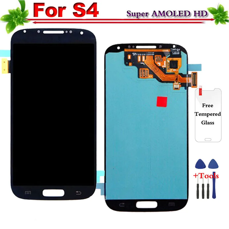 

AMOLED LCD for Samsung Galaxy S4 i9505 i9500 LCDs Display Touch Screen Digitizer Screen Assembly Replacement for Samsung S4 i337