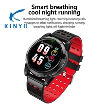 KINYO оригинальные часы для взрослых пульсометр кровяное давление кислородный монитор Спортивный Браслет фитнес Интеллектуальный браслет pk mi band 2