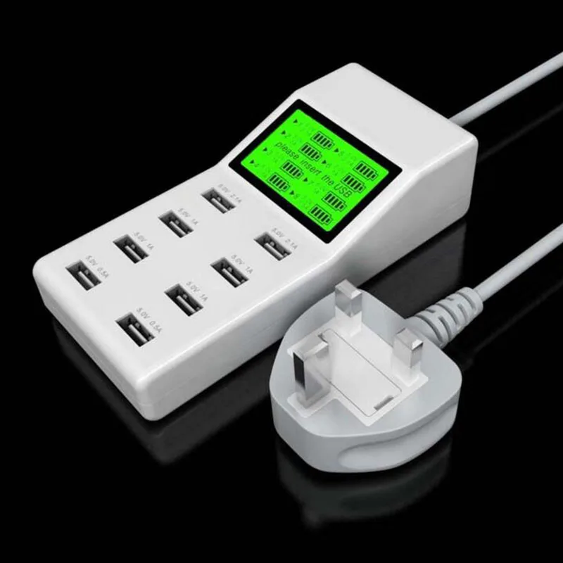 USB зарядное устройство подключаемый адаптер американская Регулируемая ЕС Правила Британский многопортовый зарядная головка зарядное устройство для мобильного телефона