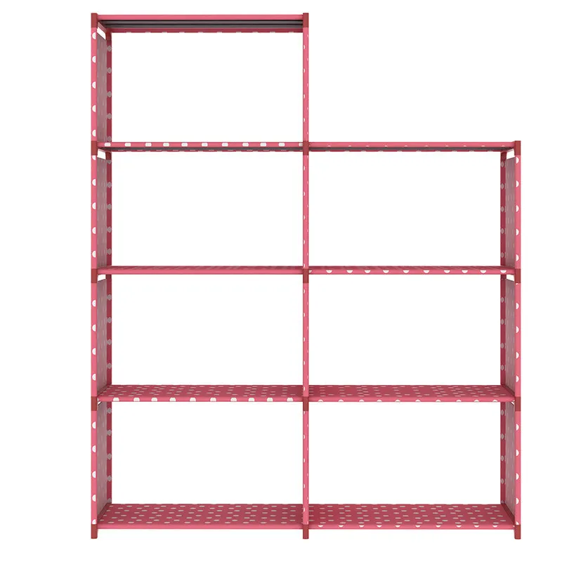 قابل للتعديل 7 شبكات الأطفال رف الكتب أشتات تخزين عرض موقف DIY المنزل الديكور محبوكة النسيج الجرف خزانة قابل للتعديل 7 شبكات الأطفال رف الكتب أشتات تخزين عرض موقف DIY المنزل الديكور محبوكة النسيج الجرف خزانة