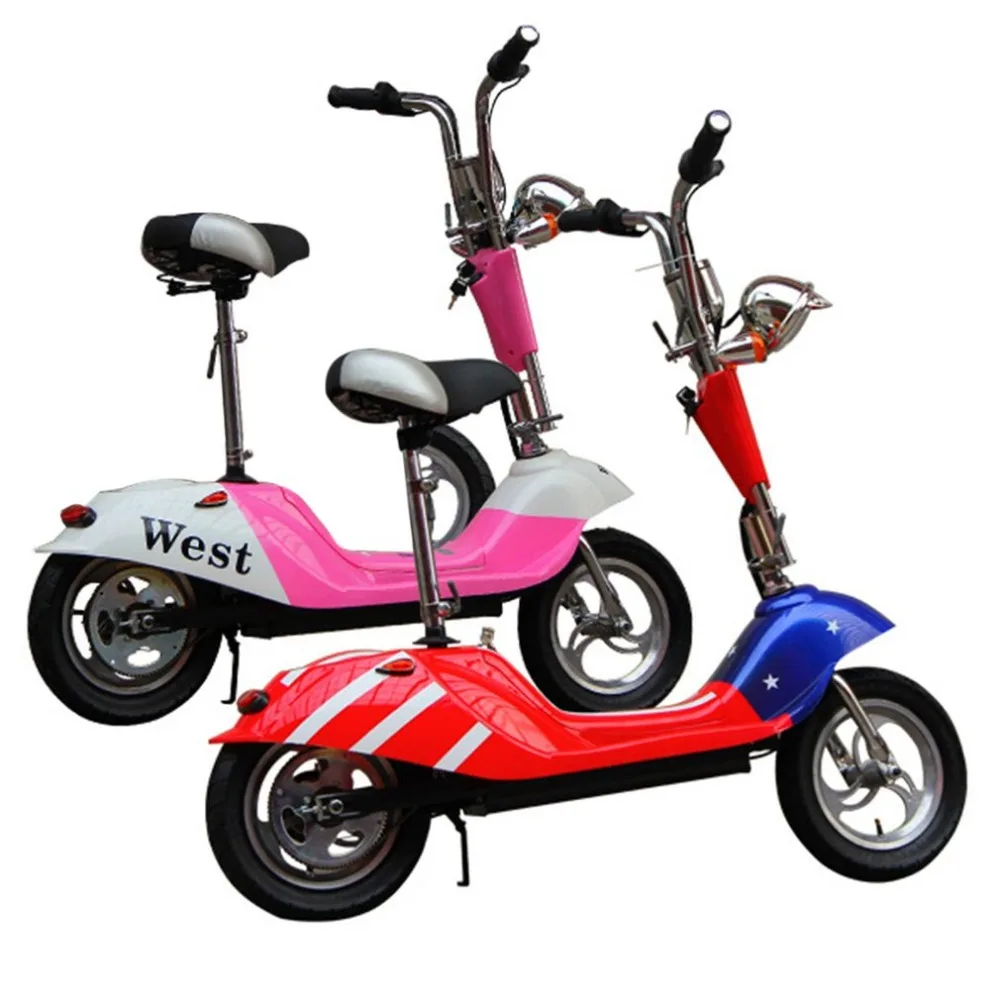

Electric Vehicle Mini Electric Scooter Battery Vehicle Foldable Adult Student Scooter Comfortable Cushion Rear Lights New Style