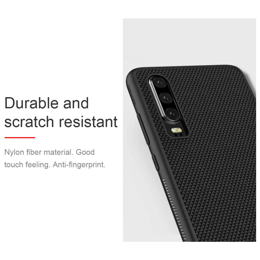Чехол для Huawei P30 Pro NILLKIN Текстурированный чехол из нейлонового волокна задняя