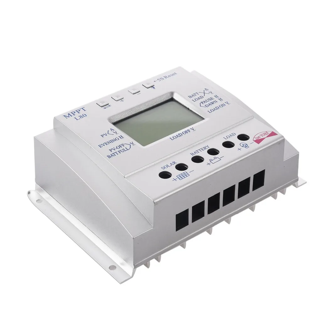 

Solar Panel Battery Charge Controller 60A MPPT Solar Panel Charge Control 12V 24V Battery Regulator