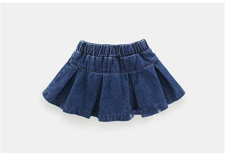 Fanfiluca Toddler Baby Girl Skirts Solid Skirt Denim Autumn Fashion Clothing For Girls Jean Skirt Girl  Children Clothing003