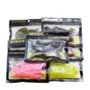 10pcs/lot Jig Head Soft Lures 8cm 3g handmade T Tail Salt smell Silicone bait Fly carp Bass Wobbers Lure Fishing tackle WD-402 ► Photo 3/6