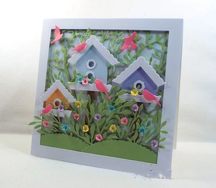 

Bird House Metal Cutting Dies Stencils for DIY Scrapbook Photo Album PaperCard Decorative Craft Embossing Die 2018