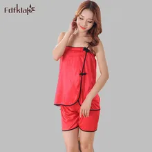 Fdfklak Лето г. новые пижамы без рукавов сна Пижама Для женщин Pijama feminino женские пижамы Pijamas Mujer черный/белый e0872