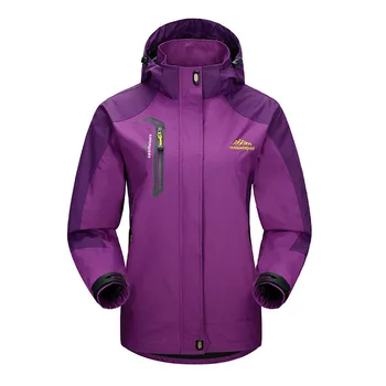 

2018 Women Spring Autumn Outdoor Hiking Jacket Waterproof Windproof Coat Female Sports Camping Trekking Jackets Plus Size M-4XL