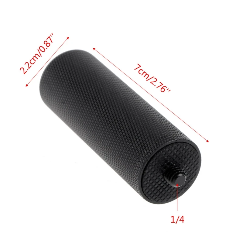 1/4" Metal Handle Hand Grip Stabilizer Stick for LED Flash Light Video Camera camera gimbal stabilizer