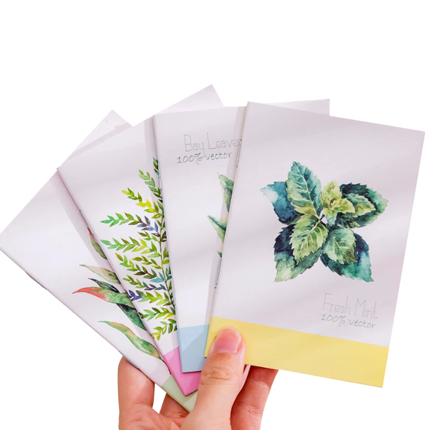 

40pcs/lot Korea Small Notebook Fruit Cherry Plant cartoon Painting series Paper Book Diary Notebook Stationery student supplies