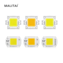 Высокомощный светодиодный светильник COB 20 Вт, 30 Вт, 50 Вт, 100 Вт, 30 в, 220 В, светодиодный чип для DIY, Светодиодный точечный светильник, прожектор, источник света, белый/теплый белый