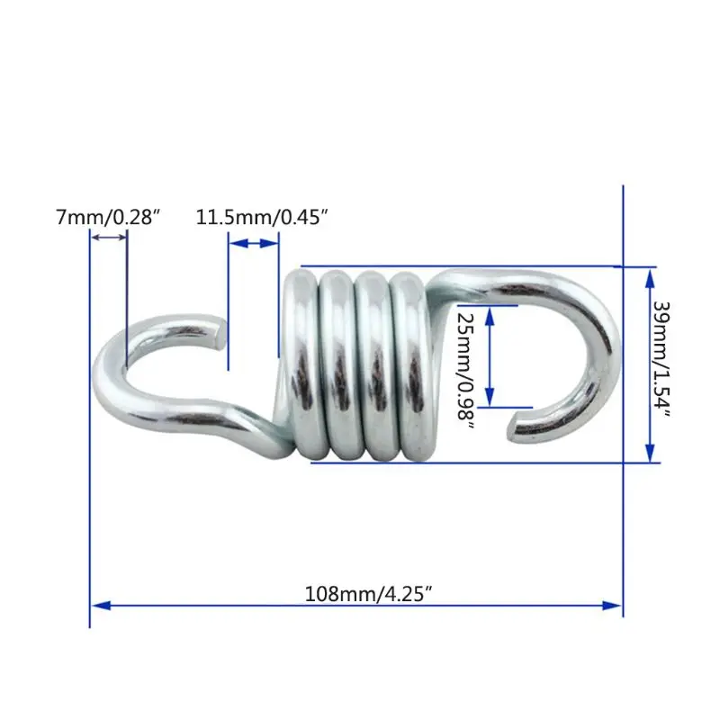 700LB Вес Прочный Стальной Пружина растяжения подходит гамак стул Висячие крыльцо Подвесные крючки садовая Палатка аксессуары