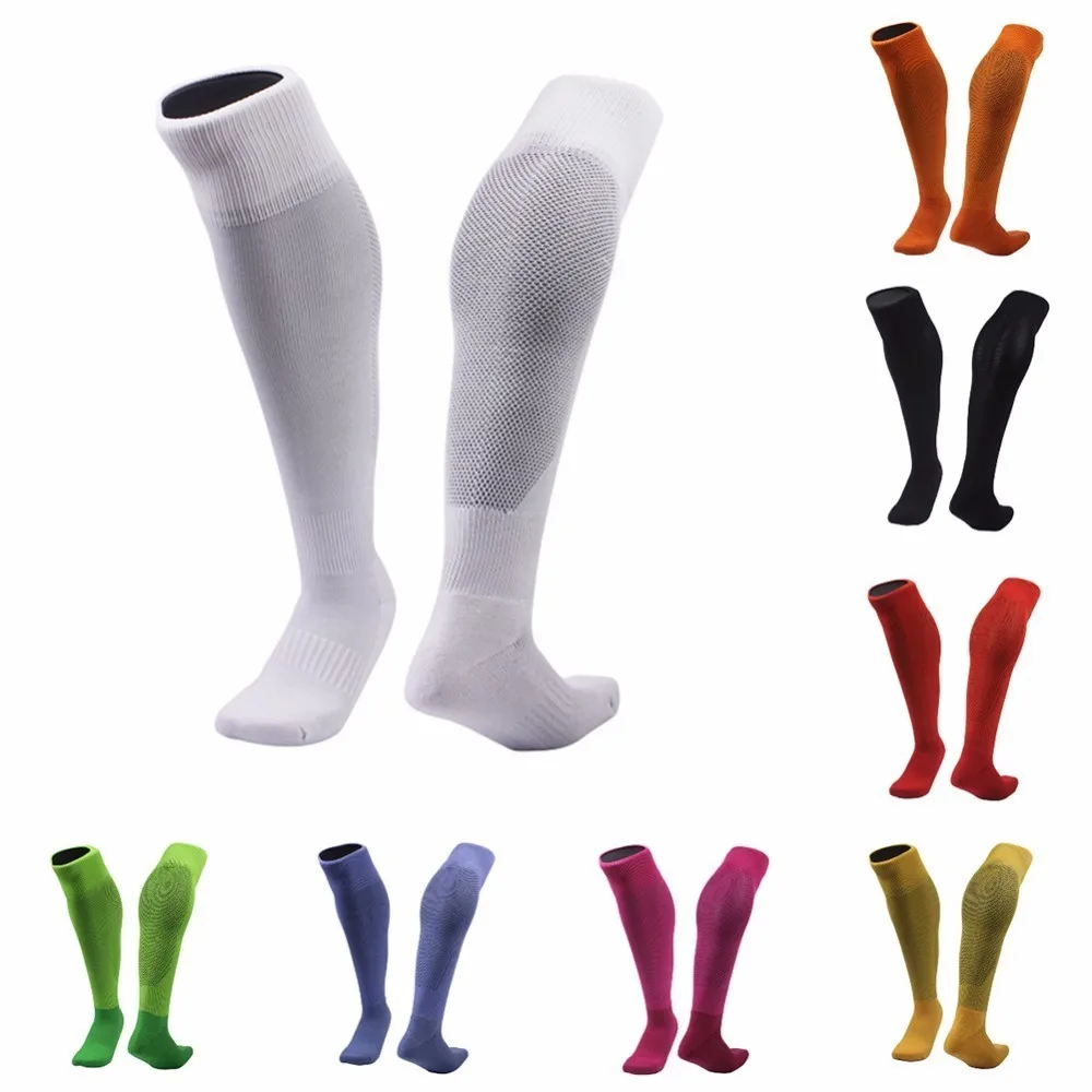 Knee High Football Socks Men's Thick Bottom Long Towel Socks Soccer Basketball Socks Durable