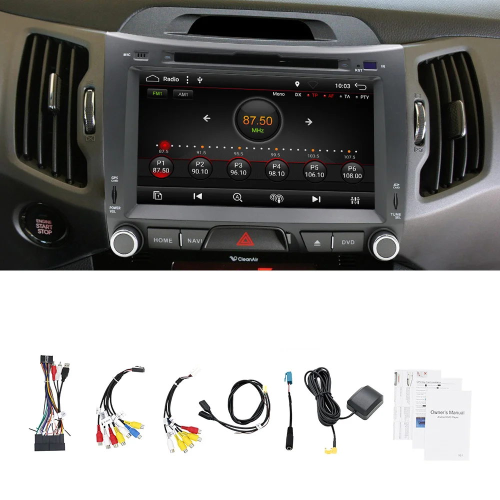 Sale Android 9.0 Octa 8 core car dvd for KIA sportage 2011 2012 2013 2014 2015 headunit gps navigation 2 din car multimedia 2G+32G 1 Sale Android 9.0 Octa 8 core car dvd for KIA sportage 2011 2012 2013 2014 2015 headunit gps navigation 2 din car multimedia 2G+32G 1