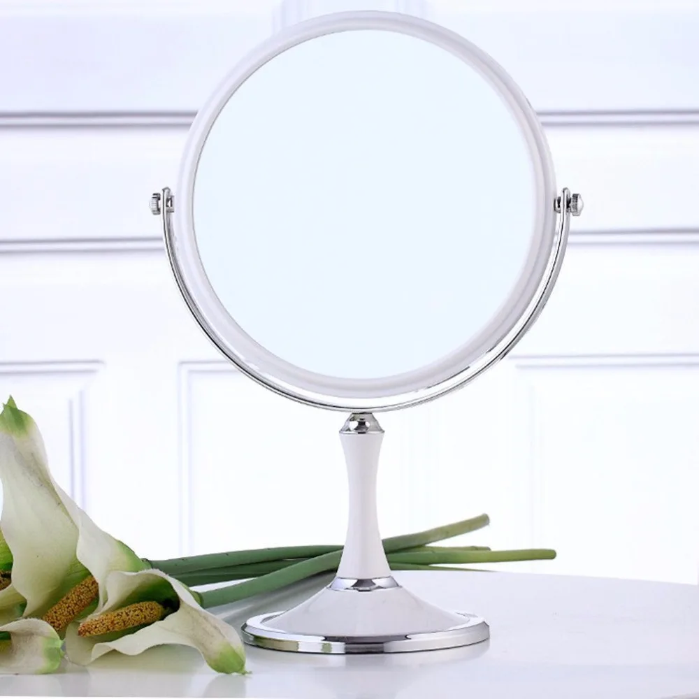 

REBUNE High-End Desktop Double-Sided Rotating Mirror Princess Mirror Vanity Fashion Mirror 6 Inch