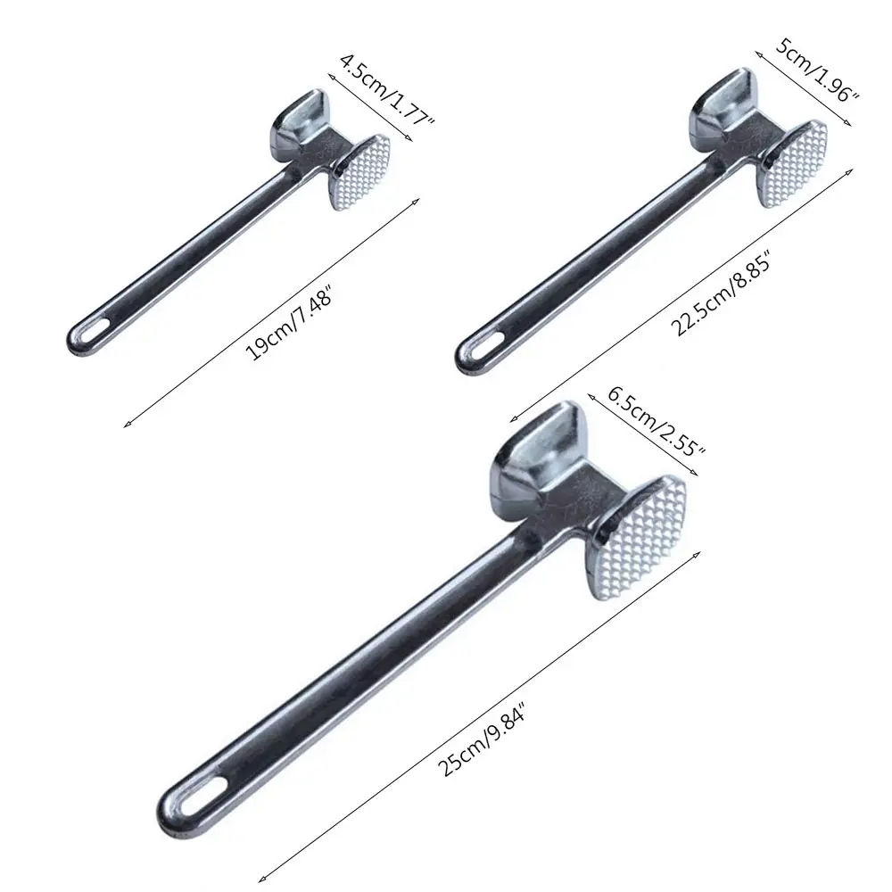 Aluminum Alloy Hammer Meat Mallet Tenderizer Kitchen Tool For Steak Beef Pork Chicken Hammer Kitchen Labor Saving Accessories