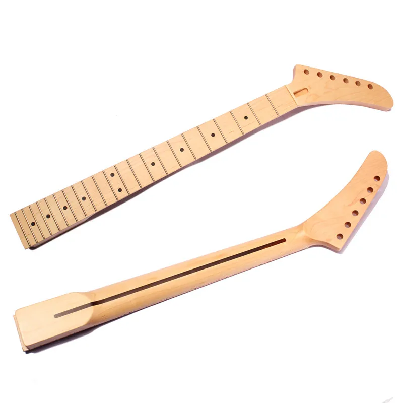 

Electric Guitar Neck Paddle Head Dot Inlay 22 Fret Maple For ST Part Replacement Guitar Parts & Accessories