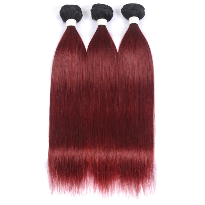 99J бордовые, человеческие волосы пучки красного цвета перуанские волосы 1/3 пучков Pinshair не Реми волосы переплетения не Shedd не спутываются