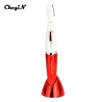 

CkeyiN Electric Lady Shaver Shaving Hair Epilator Wet Dry Battery Operated Depilator Eyebrow Trimmer Long Short Trimming Comb