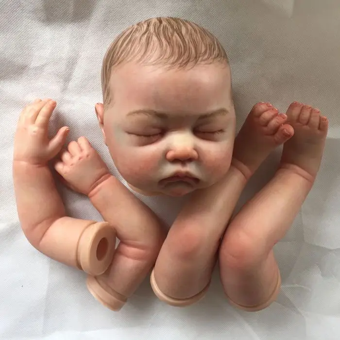 22 дюймов силиконовые виниловые обновленные наборы для кукол реалистичные спящие куклы для детей модные куклы аксессуары Reborn Baby doll kit