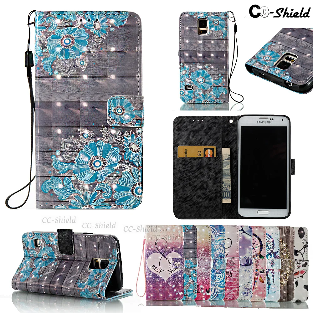 

3D Painting case for Samsung Galaxy S5 S 5 neo G900 G900F G900H G900FD SM-G900 SM-G900F SM-G900H SM-G900FD Phone leather Case