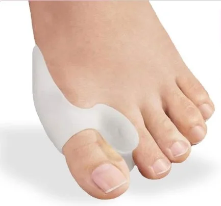 2pcs=1pair Toe seperating gel bunion shield Gel Separators Stretchers Bunion Protector Straightener Corrector Alignment | Красота и