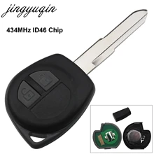 jingyuqin 315Mhz/ 433MHz ID46 Chip Car Remote Key Fit for Suzuki Swift SX4 ALTO Vitara Ignis JIMNY Splash HU87 Uncut Blade