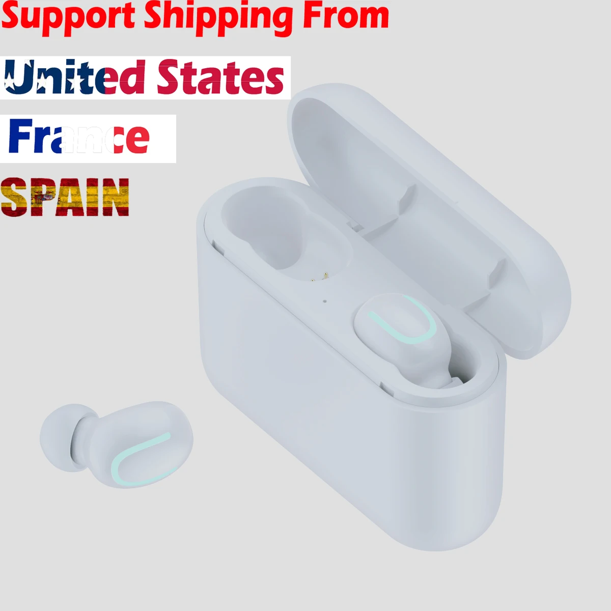 

Bluetooth 5.0 Earphones TWS Wireless Headphones Blutooth Handsfree Earpiece Sports Earbuds Gaming Headset Phone HBQ-Q32 Music